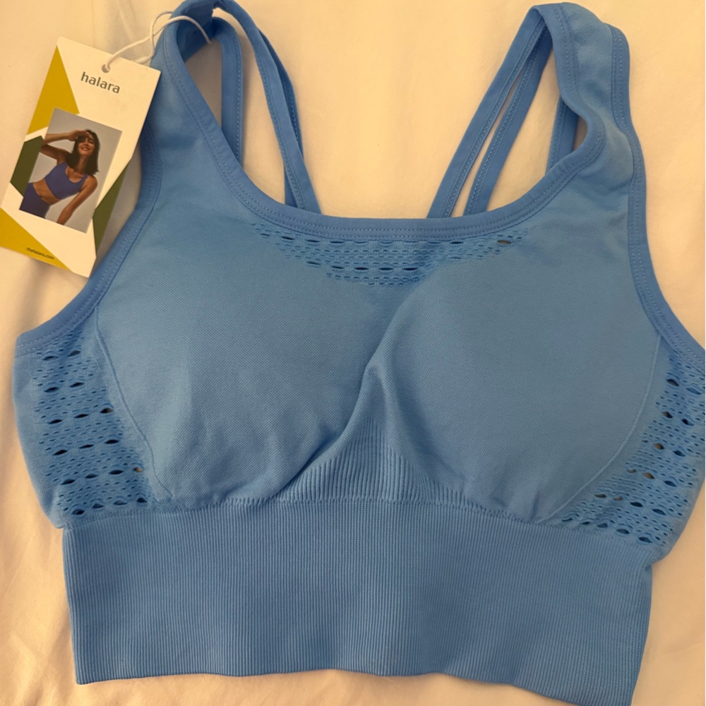 Halara Light Blue Sports Bra